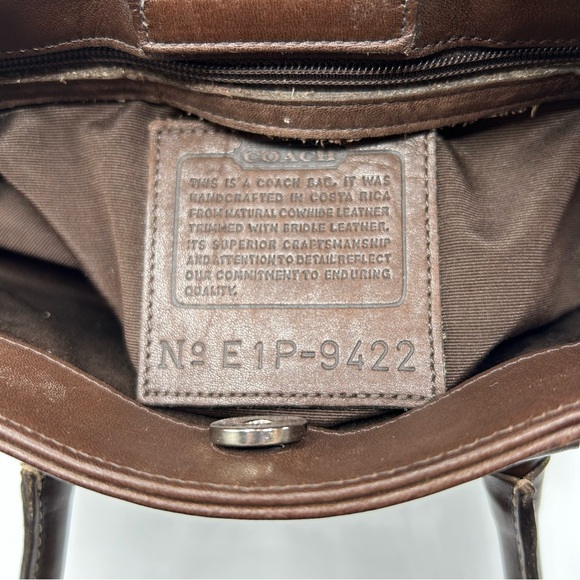 SOLD Vintage Y2K Coach 9422 Legacy Slim Bucket Tote Mahogany - Picture 11 of 11